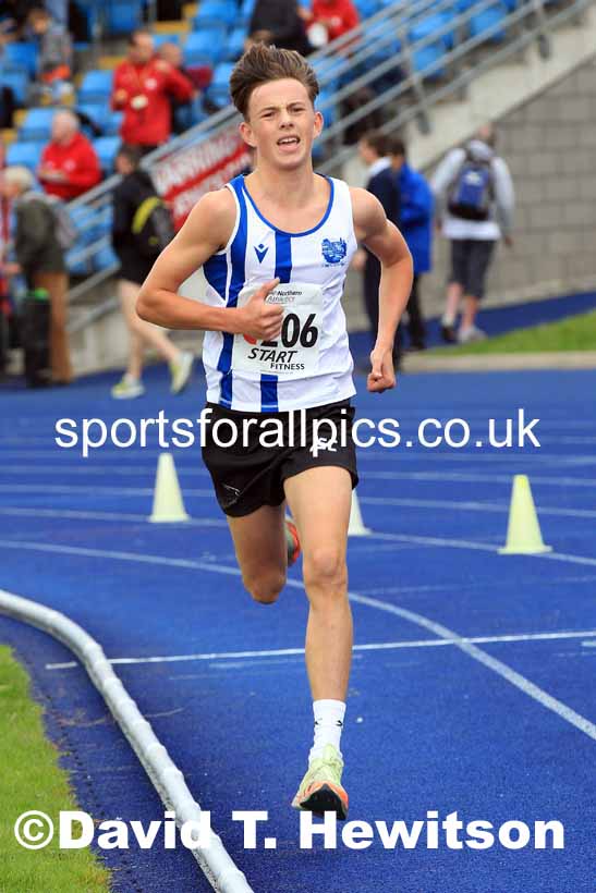 Mens under-17s 2022 Northern Road Relays, SportsCity, Manchester. Photo: David T. Hewitson/Sports for All Pics